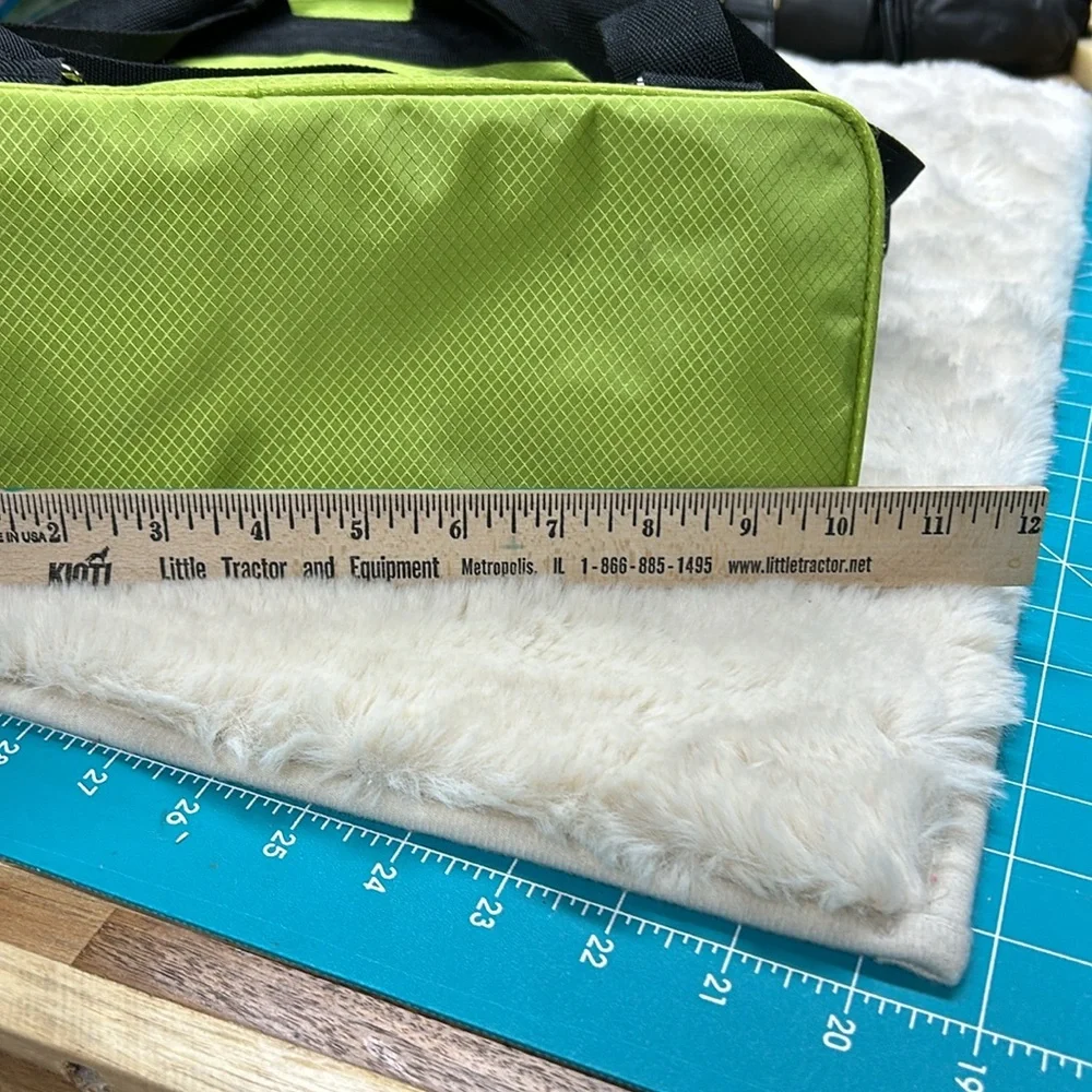 Lime green and black‎ backp